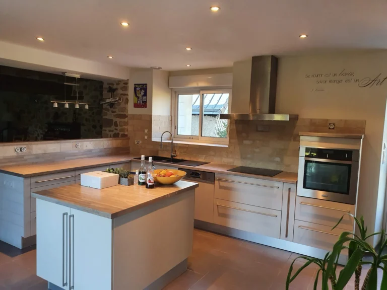 Pose de crédence cuisine