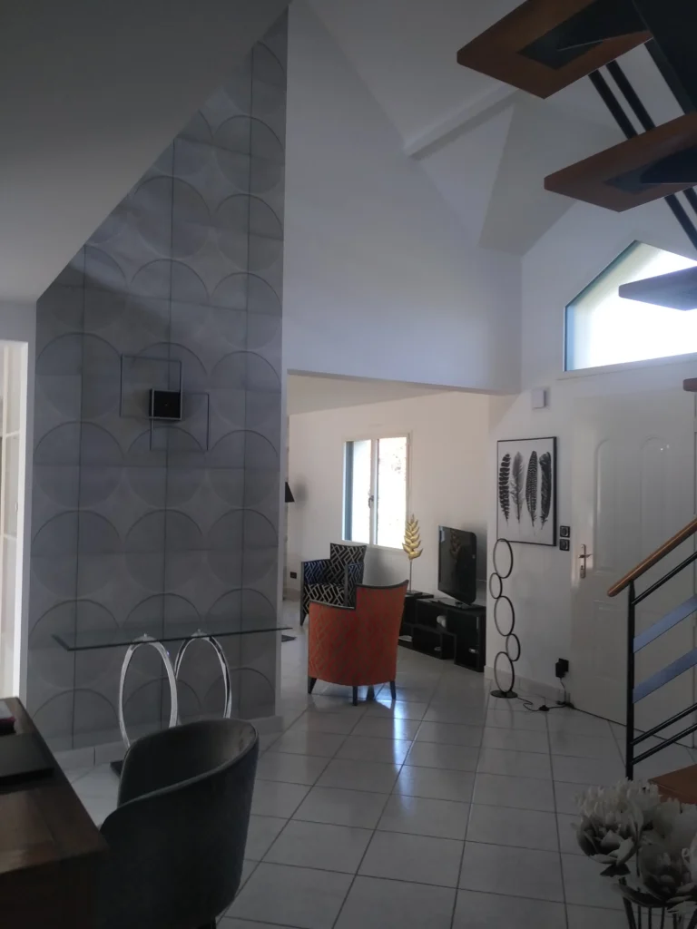 Papier peint structuré