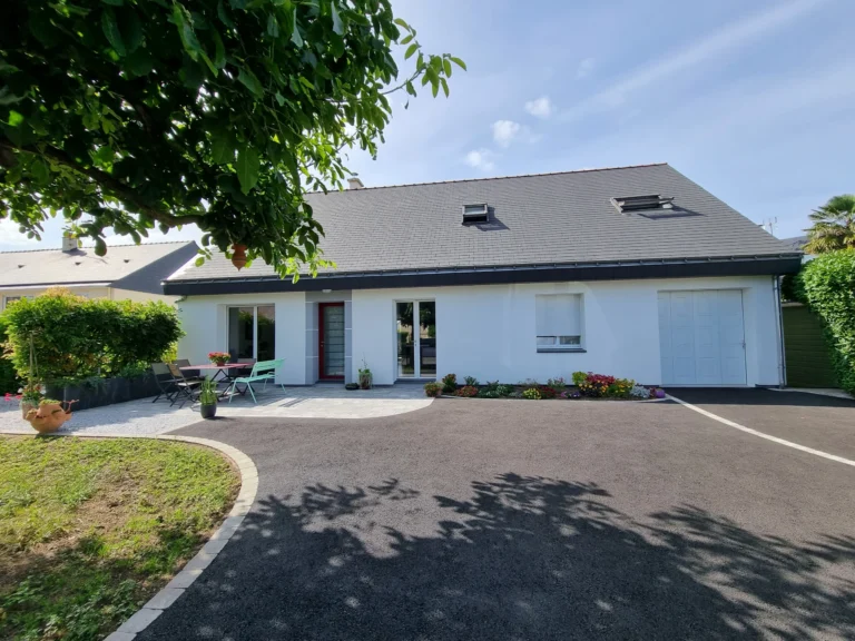 ITE enduit finition talochée