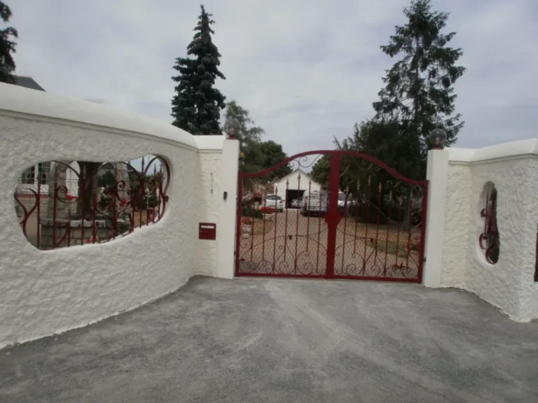 Peinture portail fer