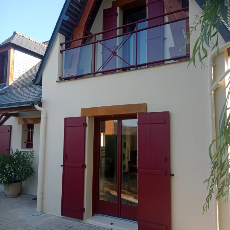 Poutre et façade peinture imperméabilisation