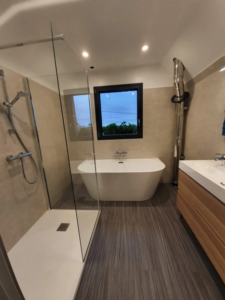 Sol lame LVT collé