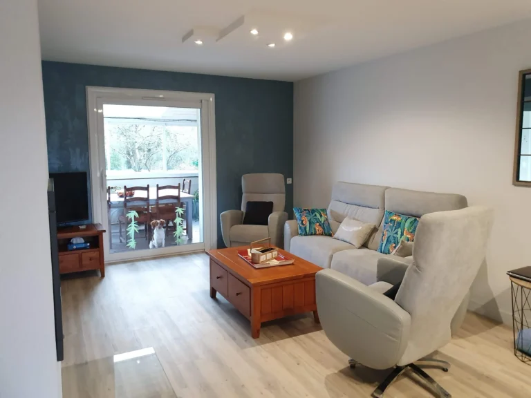 Sol lame LVT + peinture