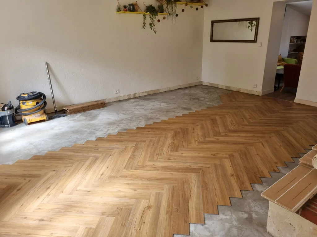 Sol lame LVT clipsé Baton rompu - photo 2