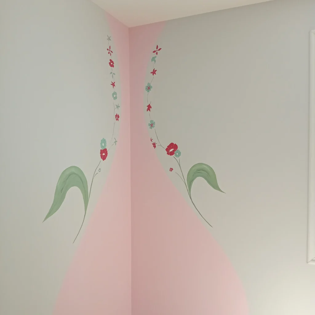 Décor peint sur mur de chambre - photo 2